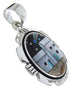 Native American Design Silver Multicolor Jewelry Pendant YS70088