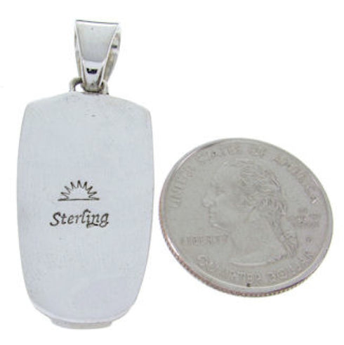 Red Oyster Shell Multicolor Sterling Silver Jewelry Pendant AW69909