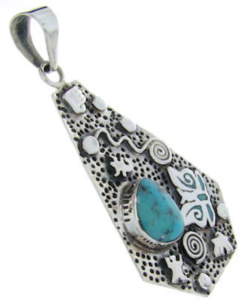 Southwest Turquoise Hand Butterfly Jewelry Pendant YS70198