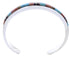 Multicolor Inlay Sterling Silver Cuff Bracelet Jewelry BW70395