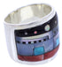 Multicolor Native American Village Design Ring Size 6-1/2 YS71195