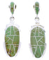 Turquoise Inlay Jewelry Post Dangle Earrings YS70535