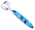 Southwest Sterling Silver Turquoise Multicolor Inlay Pendant AW70774