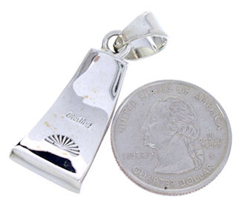 Multicolor Inlay Sterling Silver Turquoise Slide Pendant AW70666