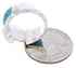 Southwestern Turquoise Jewelry Silver Ring Size 5-3/4 BW71114