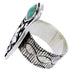 Sterling Silver Butterfly Turquoise Jewelry Ring Size 8-1/4 BW71168