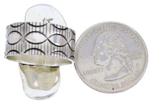 Sterling Silver Butterfly Turquoise Jewelry Ring Size 8-1/4 BW71168