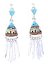 Multicolor Native American Pueblo Or Village Design Earrings YS71381
