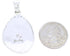 Sterling Silver Multicolor Native American Mesa Design Pendant YS71411
