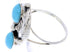 Sterling Silver And Turquoise Southwest Ring Size 6-1/4 AW72188