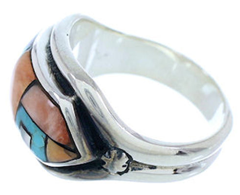Silver And Multicolor Ring Size 5-3/4 YS72540