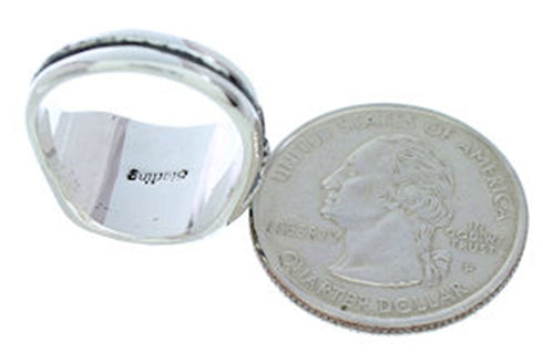 Sterling Silver Southwest Multicolor Jewelry Ring Size 5-1/2 YS72561