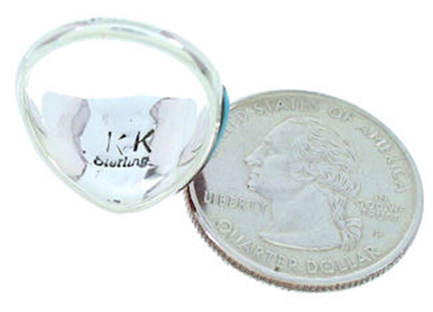 Multicolor Inlay Southwestern Ring Size 7-3/4 AW73300