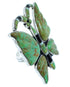 Multicolor Silver Butterfly Large Statement Ring Size 6-3/4 YS72572
