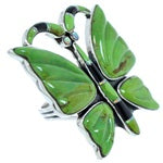Southwest Butterfly Multicolor Large Statement Ring Size 5-1/2 YS72643