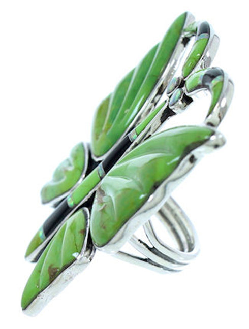 Multicolor Southwest Butterfly Large Statement Ring Size 6-1/2 YS72632