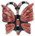 Butterfly Silver Multicolor Large Statement Ring Size 7-3/4 YS72675