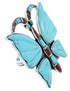 Butterfly Multicolor Southwest Large Statement Ring Size 8-3/4 YS72704