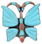 Southwest Multicolor Butterfly Large Statement Ring Size 7-3/4 YS72715