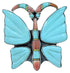 Southwest Multicolor Butterfly Large Statement Ring Size 7-3/4 YS72715