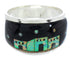 Silver Multicolor Native American Design Ring Size 6-1/2 MW73786