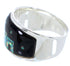 Silver Multicolor Native American Design Ring Size 6-1/2 MW73786