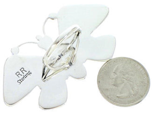 Large Statement Purple Oyster Shell Butterfly Ring Size 10 PS72853