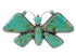 Silver Large Statement Jewelry Butterfly Turquoise Ring Size 7 PS72909