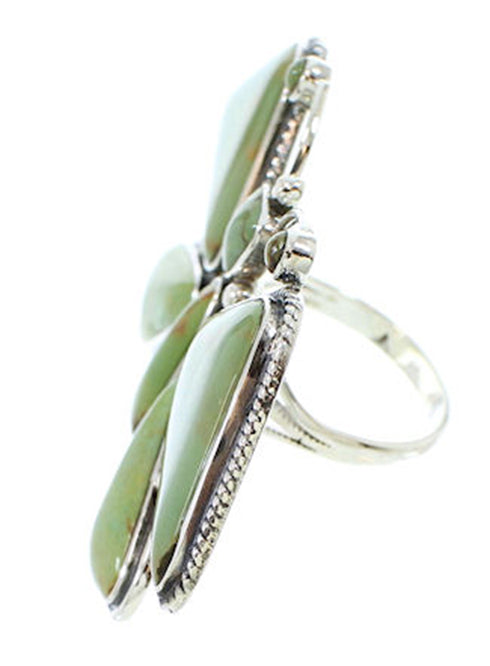 Large Statement Butterfly Turquoise Southwest Ring Size 8-1/2 PS72895
