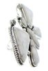 Large Statement Southwest Howlite Butterfly Ring Size 10 PS72985