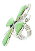 Turquoise Large Statement Southwest Butterfly Ring Size 9-3/4 PS73029