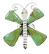 Large Statement Butterfly Turquoise Southwest Ring Size 9-1/2 PS73033