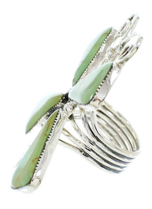 Large Statement Butterfly Turquoise Southwest Ring Size 9-1/2 PS73033