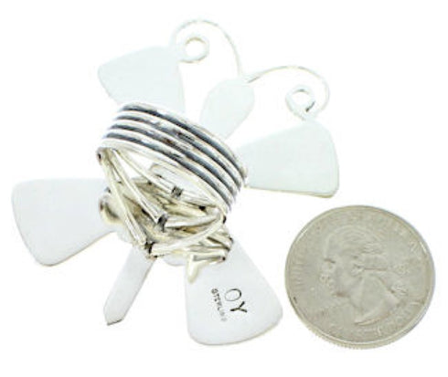 Large Statement Butterfly Turquoise Southwest Ring Size 9-1/2 PS73033