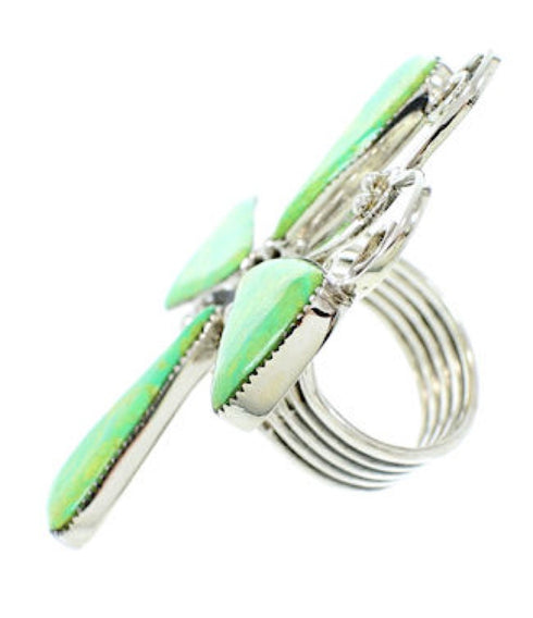 Large Statement Butterfly Turquoise Southwest Ring Size 9-1/2 PS73074