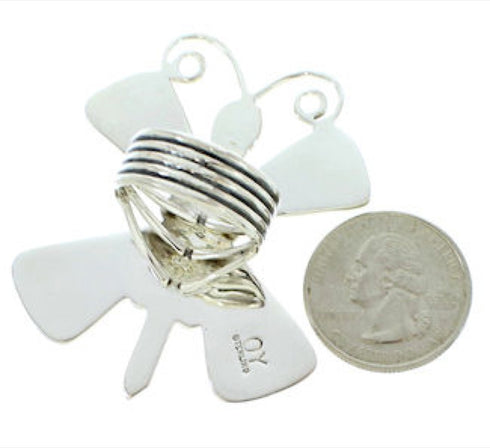 Large Statement Butterfly Turquoise Southwest Ring Size 9-1/2 PS73074