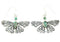 Southwestern Turquoise Sterling Silver Butterfly Earrings DW73013