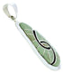 Sterling Silver Southwestern Turquoise Inlay Pendant AX23442