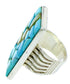 Turquoise Southwest Sterling Silver Jewelry Ring Size 6-1/2 MW73965