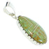 Southwest Turquoise Inlay Genuine Sterling Silver Pendant BW74370