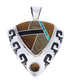 Multicolor Jewelry Southwestern Sterling Silver Pendant GS75880