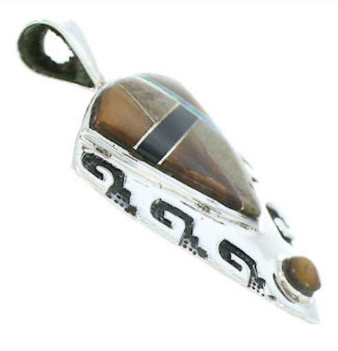Multicolor Jewelry Southwestern Sterling Silver Pendant GS75880