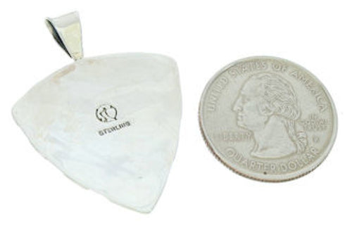 Turquoise Inlay Jewelry Southwestern Sterling Silver Pendant GS75883