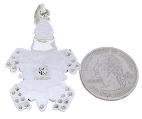 Multicolor Turtle Sterling Silver Pendant AX23678