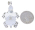 Tiger Eye Multicolor Inlay Turtle Pendant AX23691