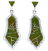 Sterling Silver Turquoise Southwest Jewelry Post Earrings MW73505