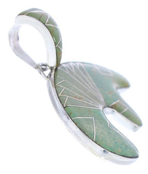 Turquoise Southwest Jewelry Bear Pendant PX30990