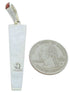 Genuine Sterling Silver Multicolor Inlay Southwest Pendant BW76017