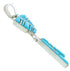 Turquoise Inlay Southwestern Silver Pendant BW76080