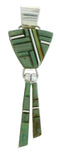 Southwestern Slide Pendant Turquoise Inlay Jewelry BW76101